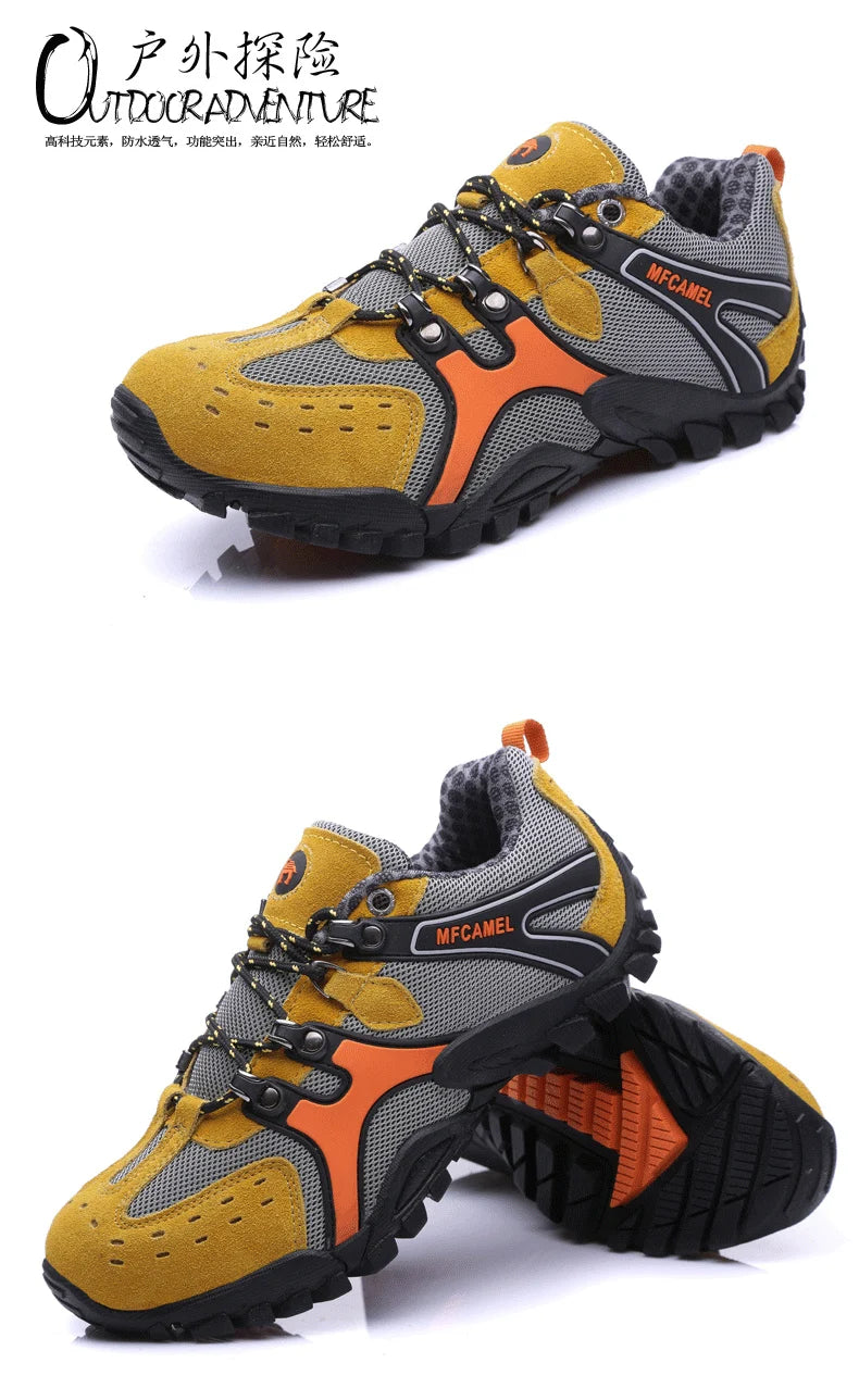 Hot Sale Brand Men Hiking Shoes Breathable Outdoor Mountain Trekking Shoes Men Climbing Hunting Sneakers Non-Slip Sport Footwear