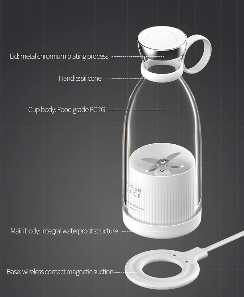 Mini Juicers Portable Electric Juicer Blender Usb Fruit Mixers Fruit Food Milkshake Multifunction Juice Maker Machine
