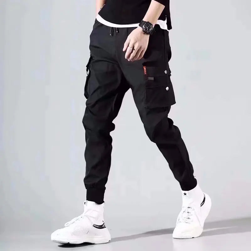Men Cargo Tactical Pants Work Combat Multi-pockets Casual Training Trousers Overalls Clothing Joggers Hiking Mens Cargo Pant 1PC