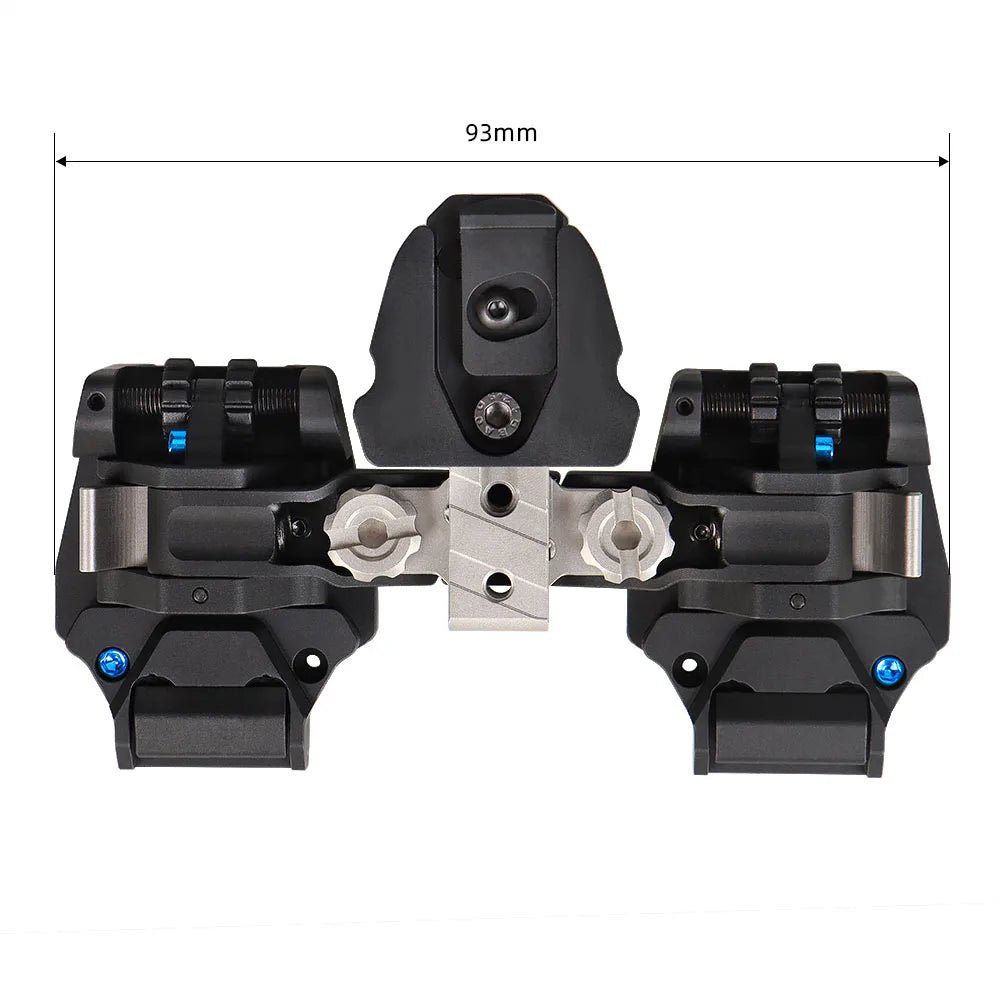 Free Shipping Tactical RQE Universal Bridge NVG Binocular Bridge Goggles Rhino Mount Mounted For Hunting HS24-0249