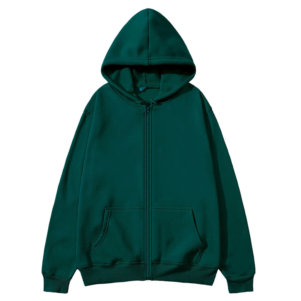 Fashion Casual Black Gray Blue Zipper Hoodie Hip Hop Street Wear Sweatshirts Skateboard Men/Woman Pullover Hoodies Male Hoodie
