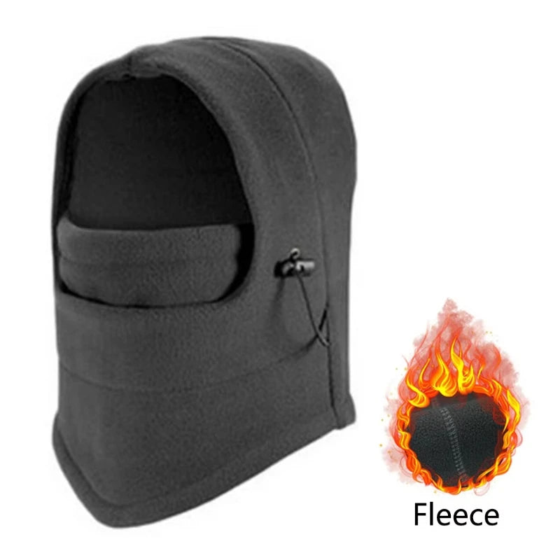 Winter Warm Fleece Balaclava,Outdoor Sport Ski Face Mask Neck Warmer Hood Head Hat Windproof Thermal for Riding,skiing,dailywear