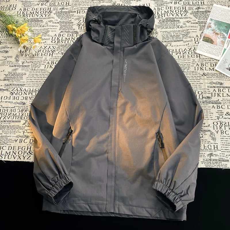 Unisex Waterproof Windbreaker Jacket for Camping Climbing Hiking Trekking & Fishing High Quality Casual Outdoor Sports Coat