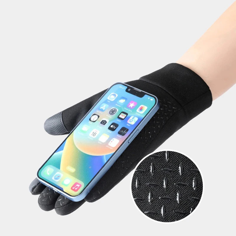 Winter Gloves For Men Women Warm Windproof Glove Touchscreen Waterproof Hiking Skiing Fishing Cycling Snowboard Non-slip Mittens