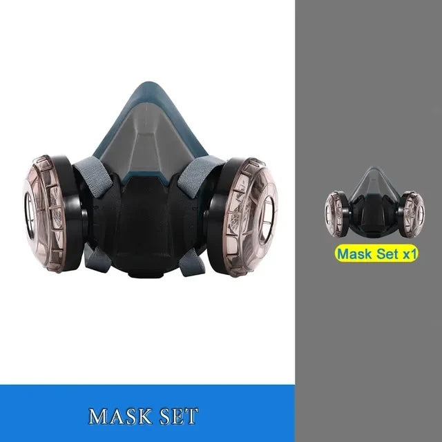 6502 Dust Mask Half Face Dual Cotton Filters Dust Pollen Filtering For Polishing Pm2.5 Safety Protection Silica Gel Respirator