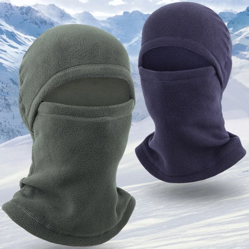 Balaclava Full Face Mask New Winter Thermal Fleece Warmer Motorcycle Cycling Hood Liner Sports Running Neck Warmer Men Women's