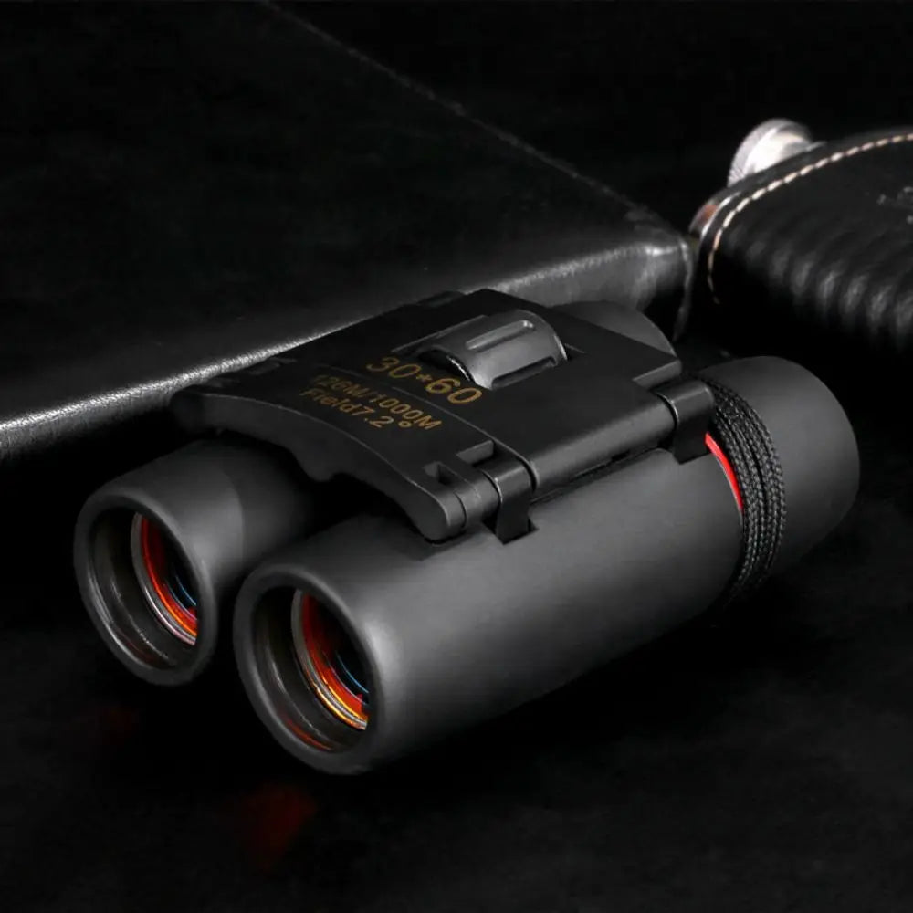 30x60 HD Zoom Binoculars Long-Distance Vision High-definition Portable Binocular Telescope Focusing Knob Night Vision
