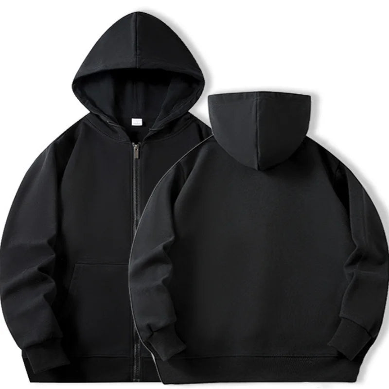 Fashion Casual Black Gray Blue Zipper Hoodie Hip Hop Street Wear Sweatshirts Skateboard Men/Woman Pullover Hoodies Male Hoodie