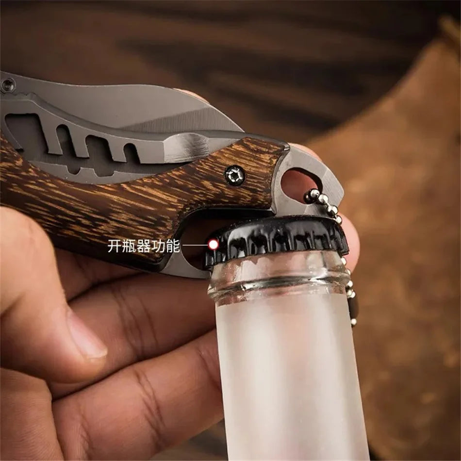 Survival Portable Knife Multifunctional Folding Knife Outdoor Military Knife Outdoor Survival Mini Foldable Pocket Knife