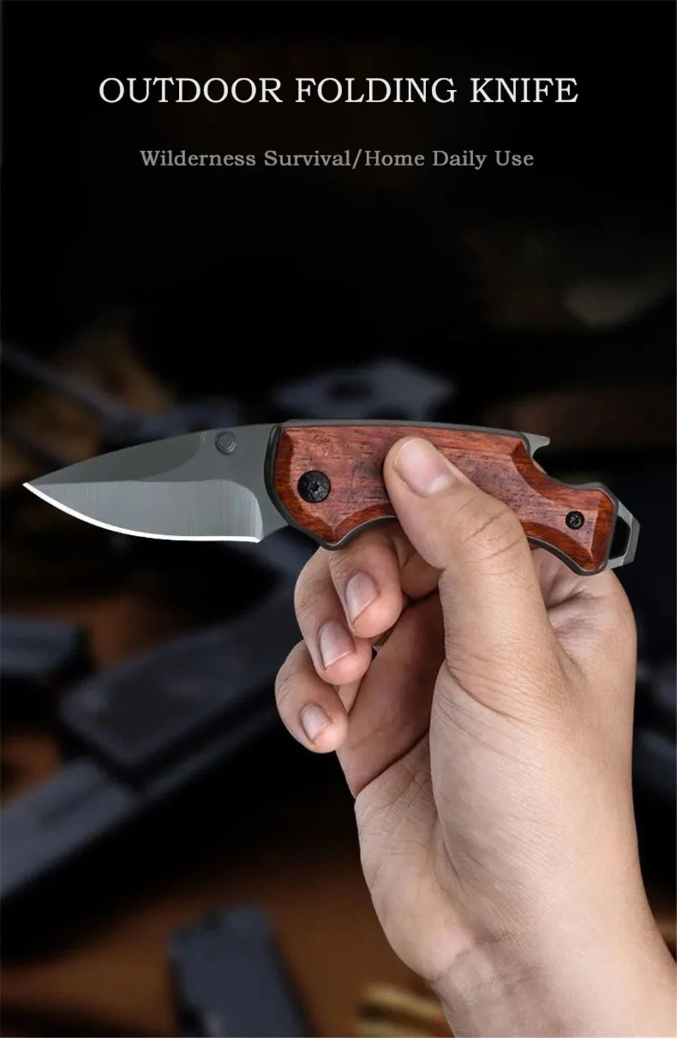 Survival Portable Knife Multifunctional Folding Knife Outdoor Military Knife Outdoor Survival Mini Foldable Pocket Knife