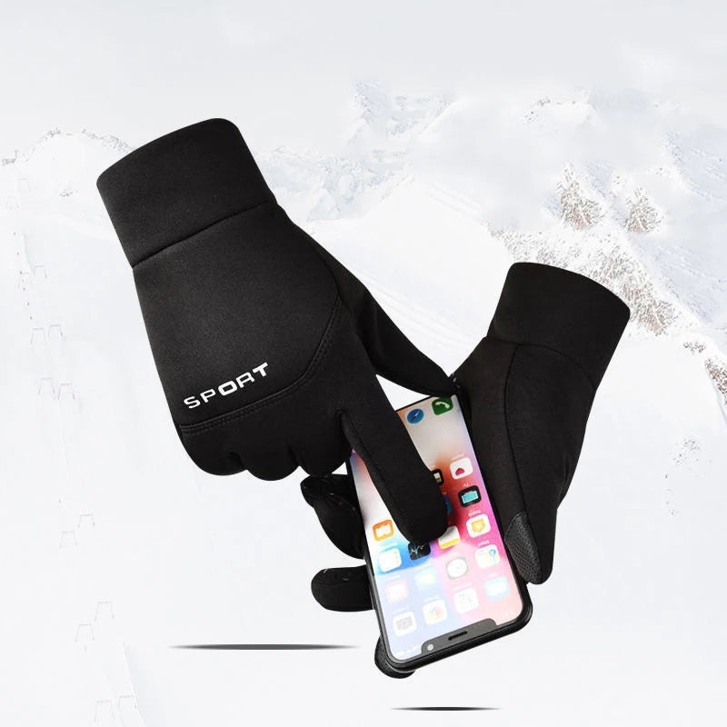 Winter Gloves For Men Women Warm Windproof Glove Touchscreen Waterproof Hiking Skiing Fishing Cycling Snowboard Non-slip Mittens