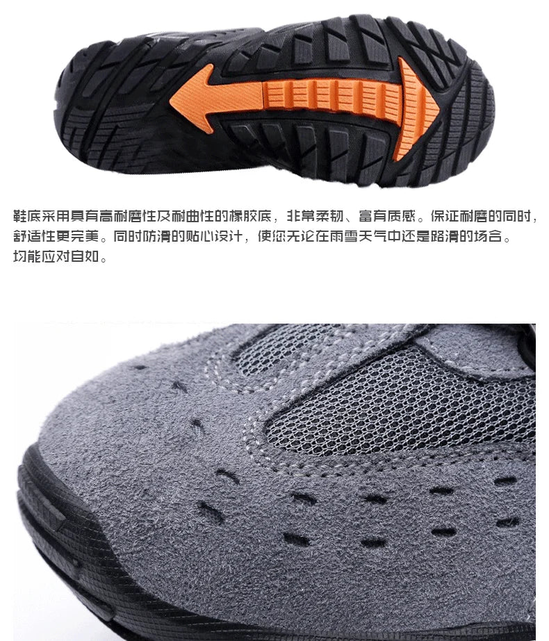 Hot Sale Brand Men Hiking Shoes Breathable Outdoor Mountain Trekking Shoes Men Climbing Hunting Sneakers Non-Slip Sport Footwear