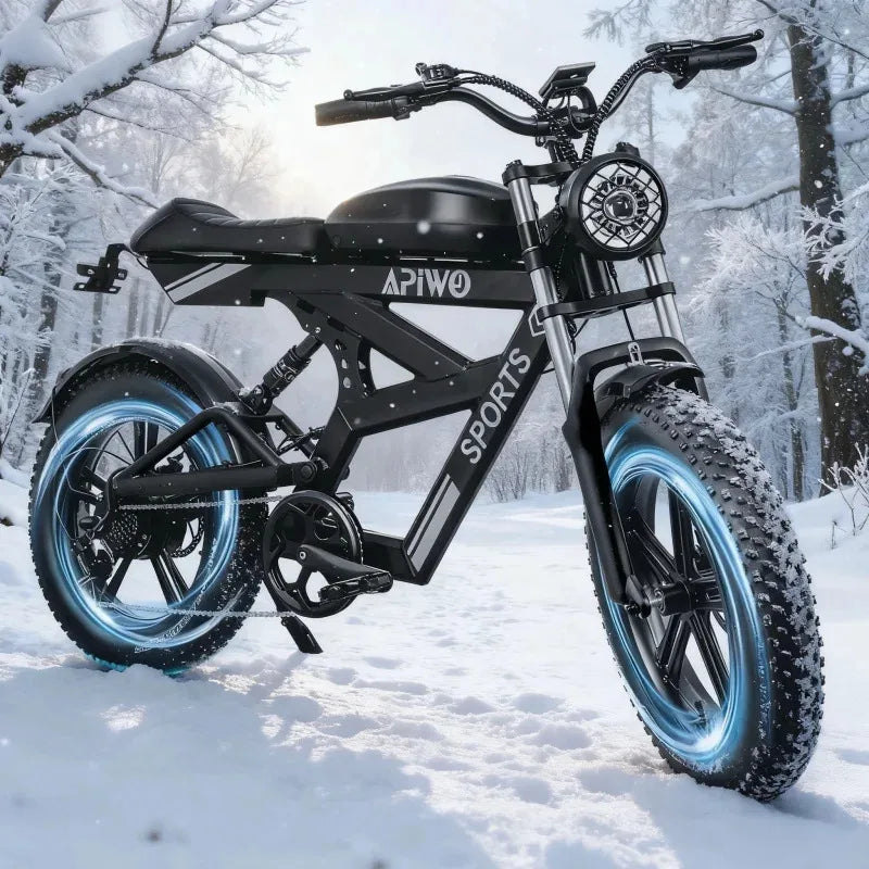New 20-inch electric bicycle, 1000W strong power, 48V 20AH worry-free battery life, suitable for adult leisure sports E-Bike