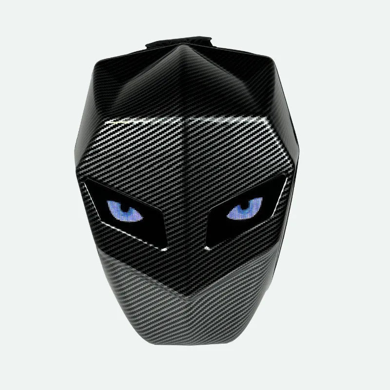 Rider Motorcycle LED Backpacks Light Bluetooth Carbon Fiber School Bags Hardshell Motorcycle Riding Full Helmet Backpack Rugzak