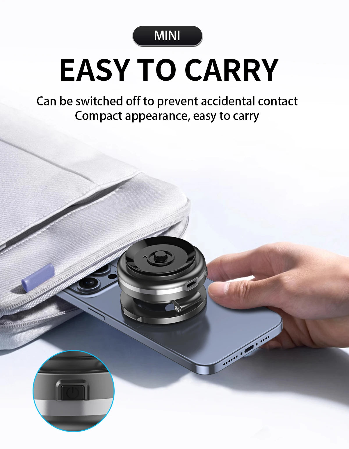 Strong Magnetic Suction Phone Holder, Foldable Design, 360° Adjustable Vacuum Mount for Car, Desk, Bathroom, Universal Use