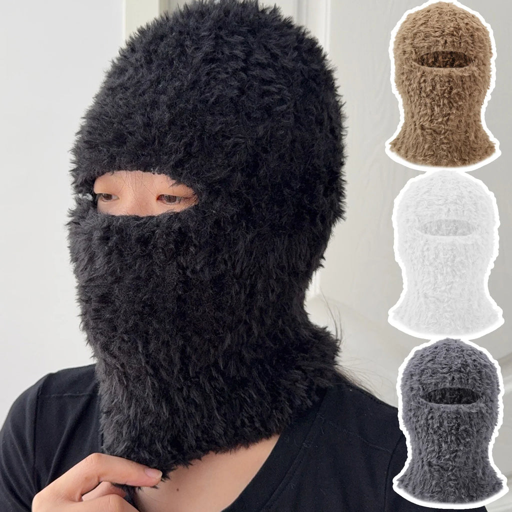 Balaclava Full Face Mask New Winter Thermal Fleece Warmer Motorcycle Cycling Hood Liner Sports Running Neck Warmer Men Women's