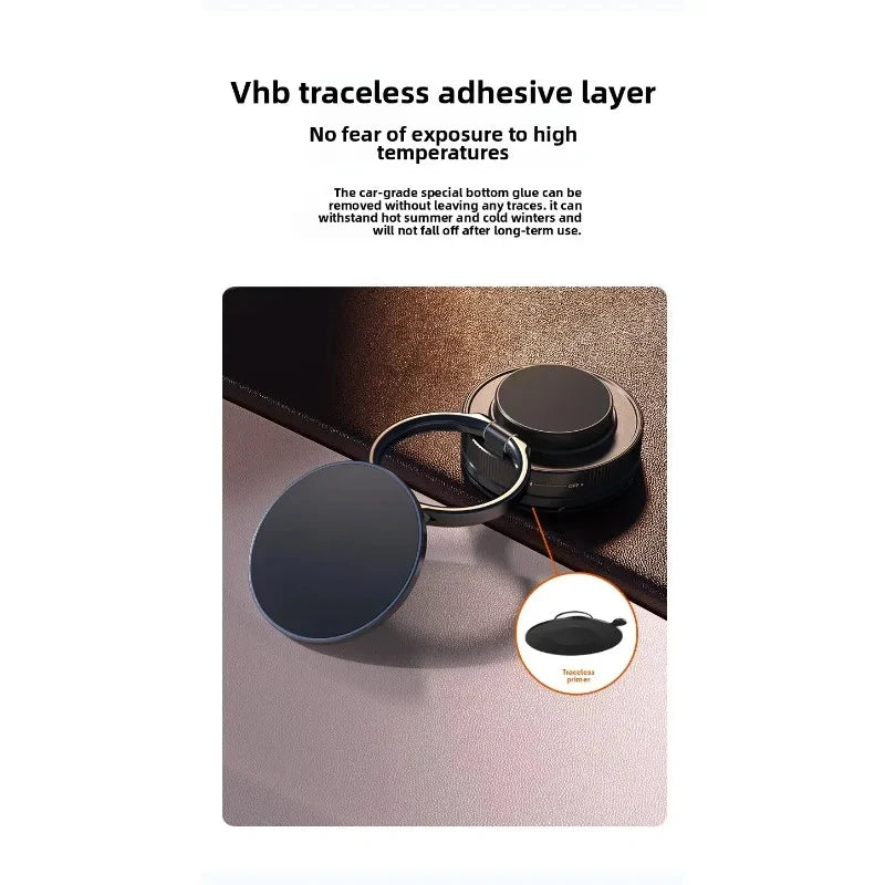 T30 Vacuum Magnetic Phone Holder Stand, for Magsafe Suction Cup Phone MountAdjustable Swivel Lock, for Your Car/Gym/Mirror