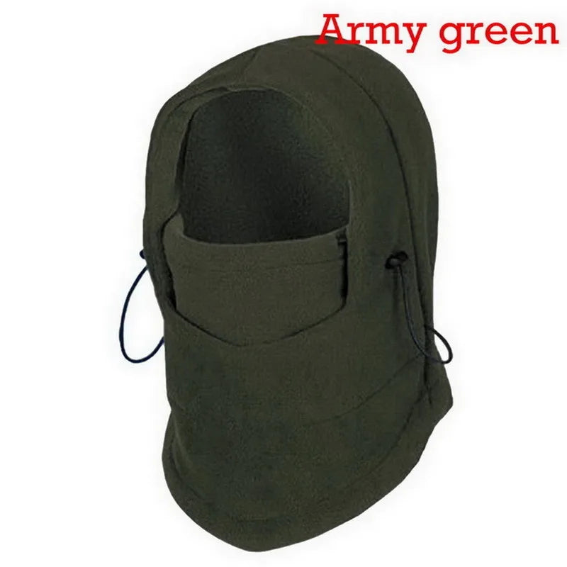 Winter Warm Fleece Balaclava,Outdoor Sport Ski Face Mask Neck Warmer Hood Head Hat Windproof Thermal for Riding,skiing,dailywear