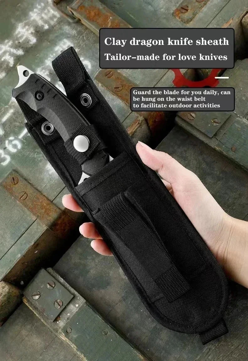 Straight knife outdoor tool portable pocket knife survival knife military knife outdoor hunting tactics high hardness survival