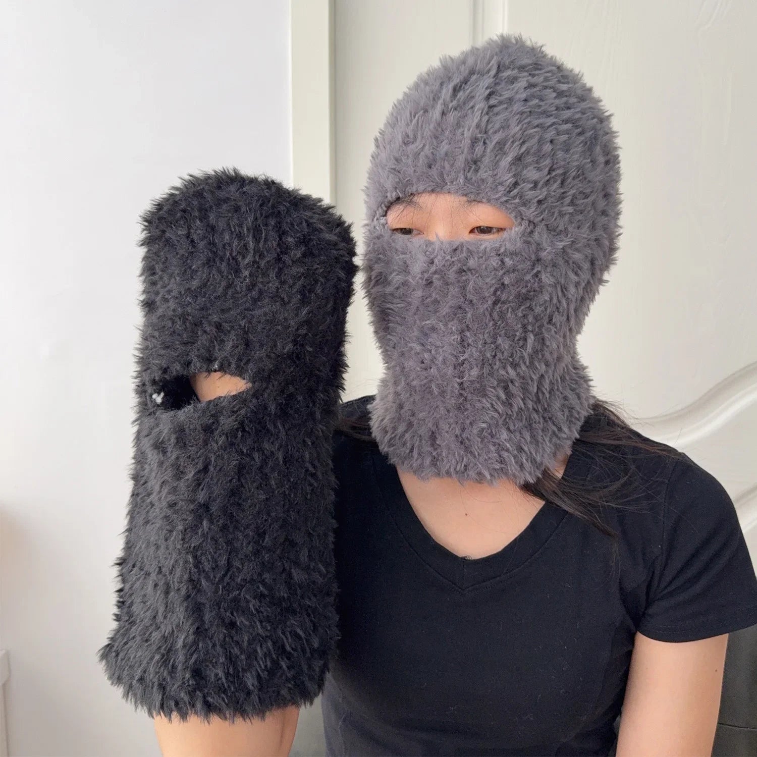 Balaclava Full Face Mask New Winter Thermal Fleece Warmer Motorcycle Cycling Hood Liner Sports Running Neck Warmer Men Women's