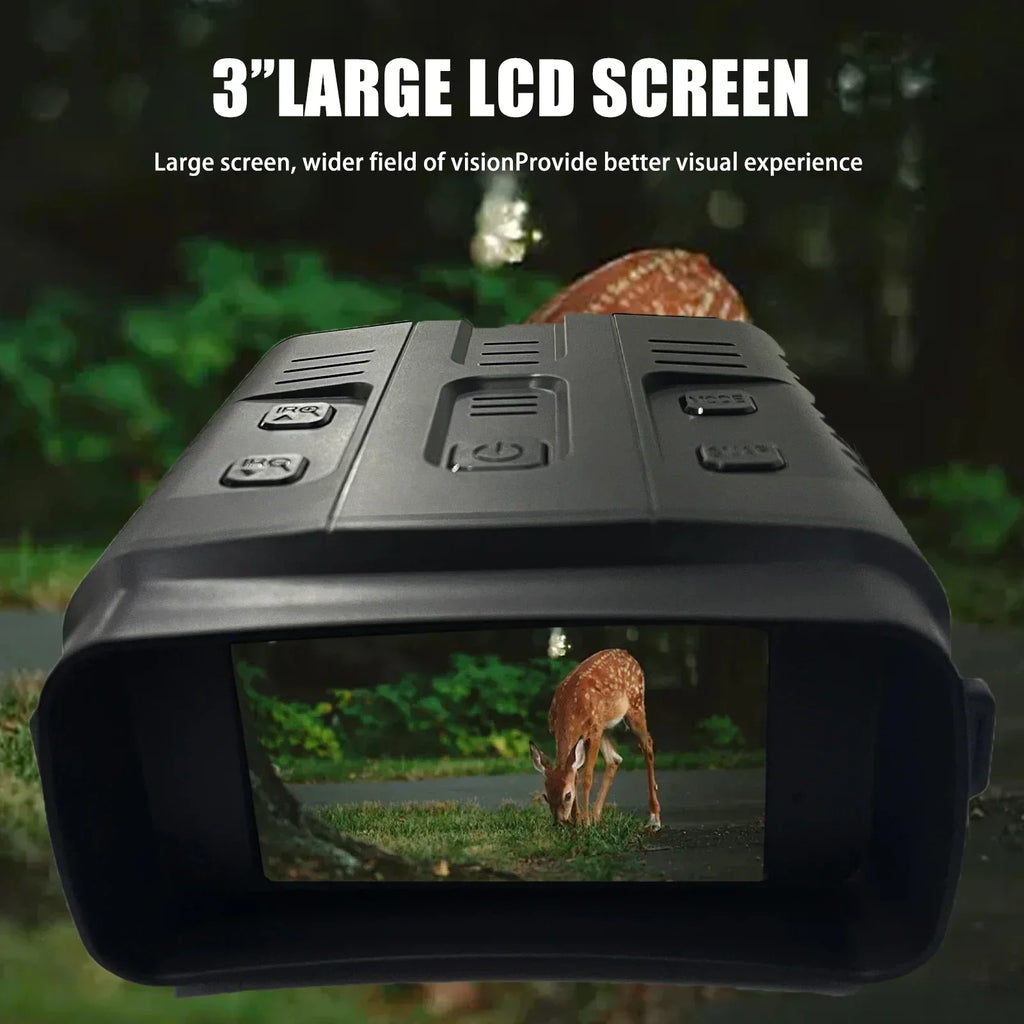 2025 New Video Recorder 4K Night Vision Binoculars 10x Digital Zoom 800m Range 8W Infrared WiFi Telescope for Hunting Camping