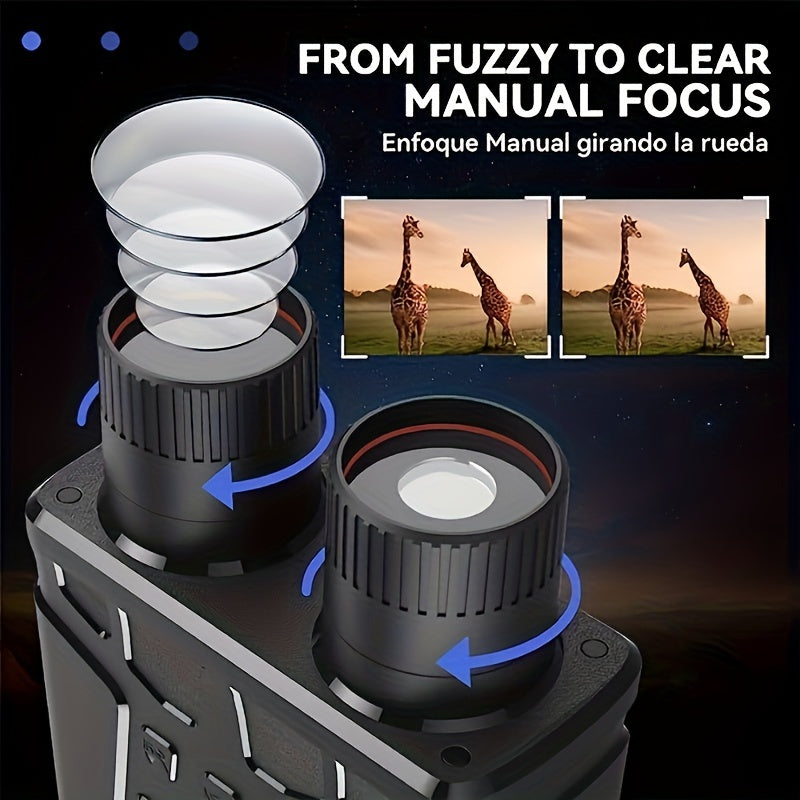 1080P HD night vision camera can record and take pictures infrared night vision camera night patrol all black visual night vision camera