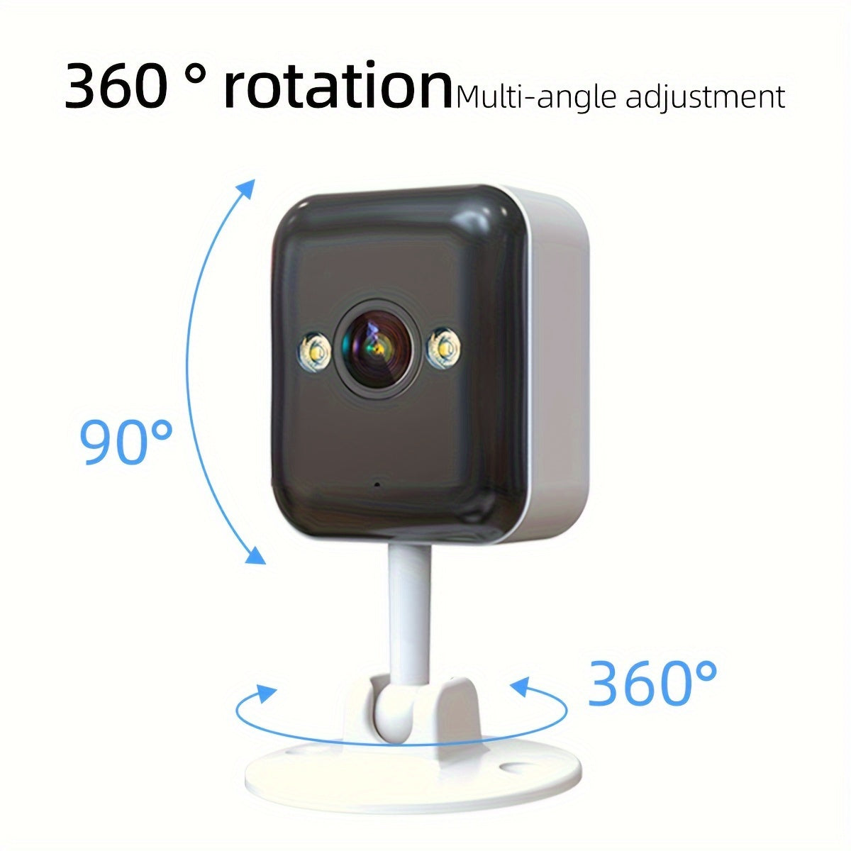 JOOAN 1080P Full HD Wireless Security Camera with 2.4G WiFi, Full Color Night Vision, Two-Way Audio, Motion Detection, Built-in AP Hotspot, No Network Needed, USB Powered for Home Safety, Pet & Elderly Care, Wireless Outdoor
